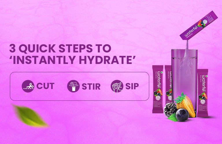 3 Steps to Instantly Hydrate